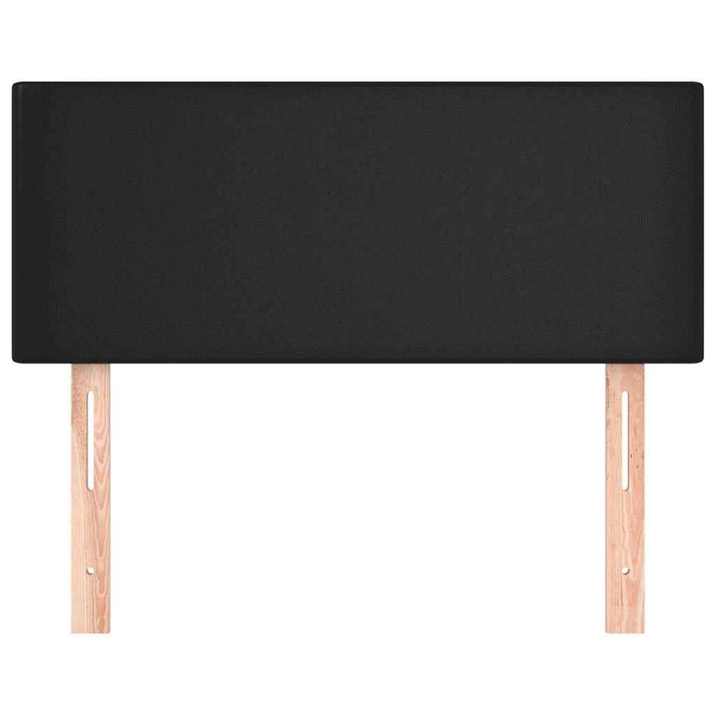 sengegavl 90x5x78/88 cm kunstlæder sort