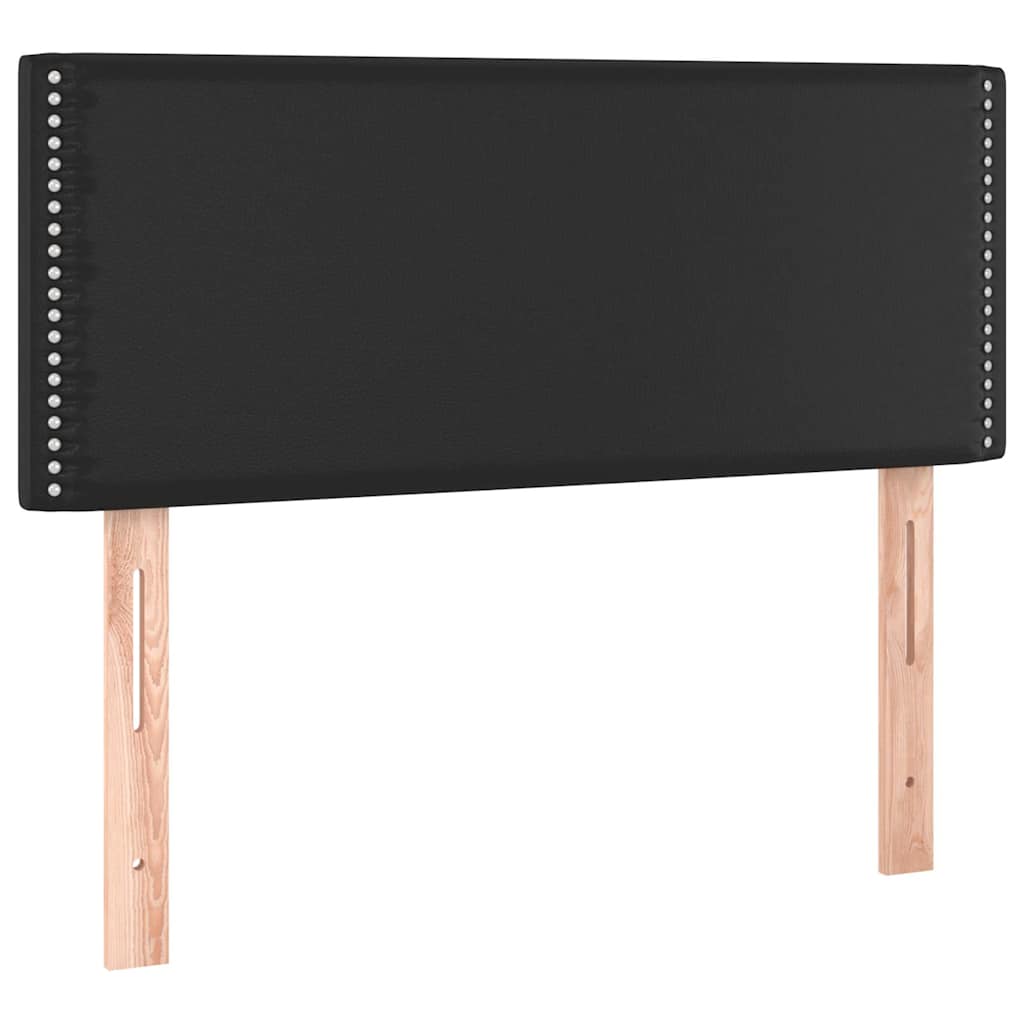 sengegavl 90x5x78/88 cm kunstlæder sort