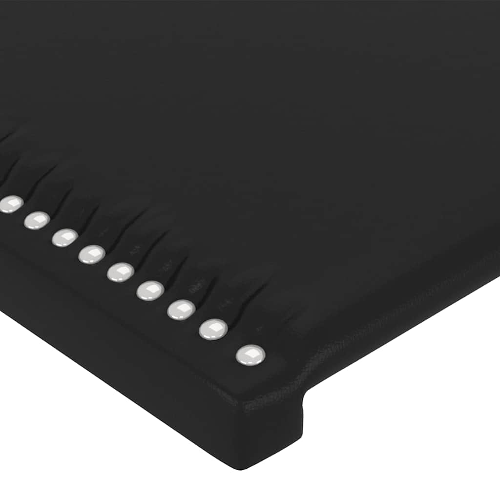 sengegavl 90x5x78/88 cm kunstlæder sort