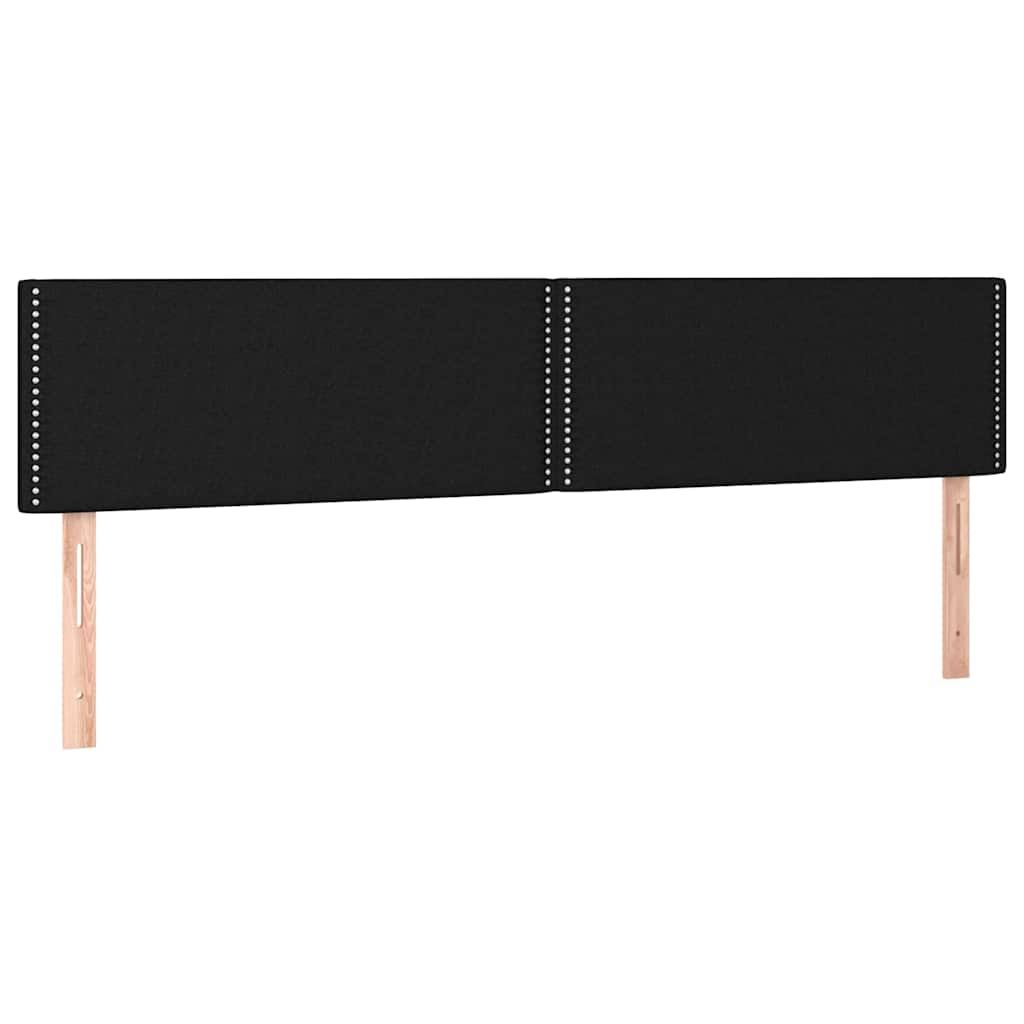 sengegavle 160x5x78/88 cm stof sort