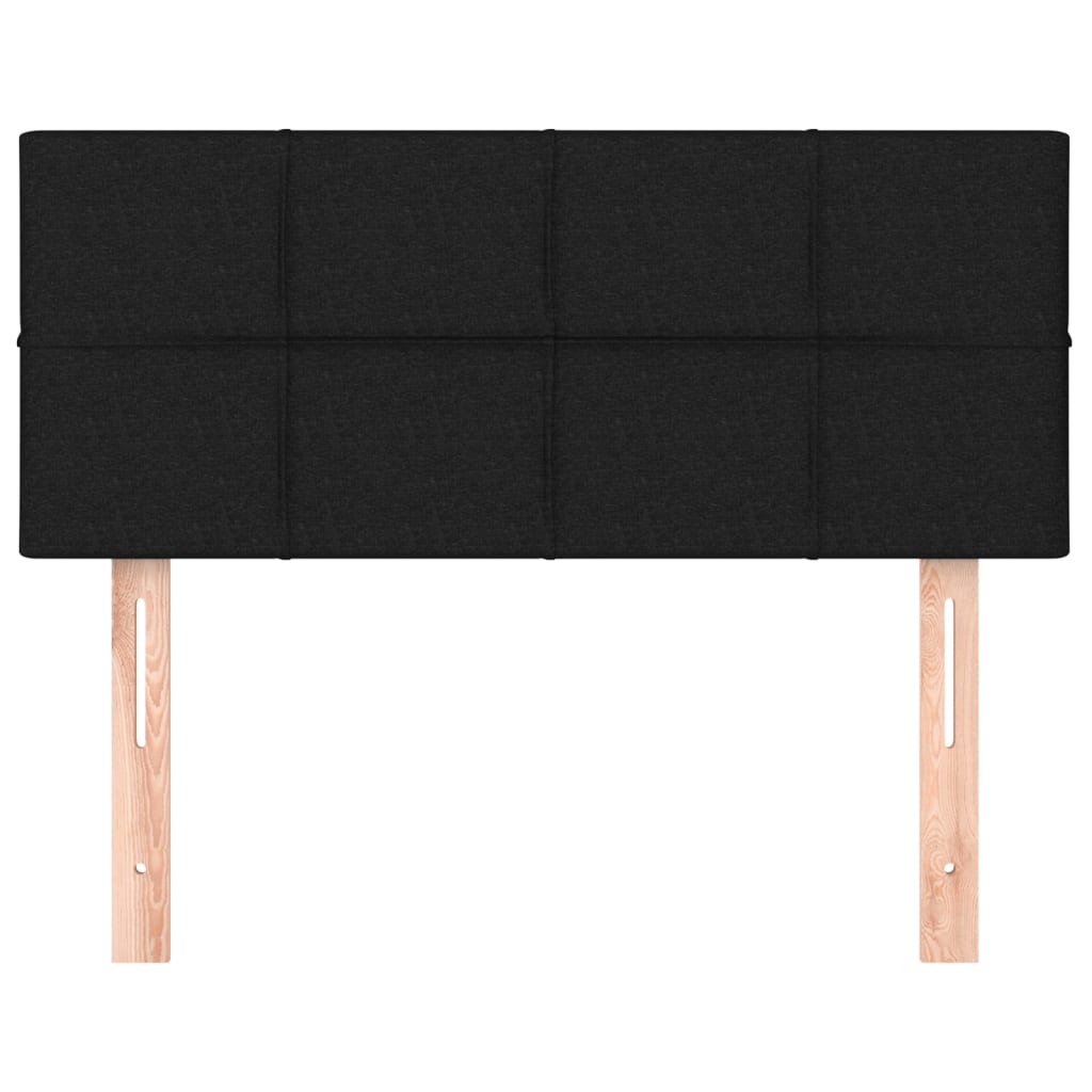 sengegavl 90x5x78/88 cm stof sort