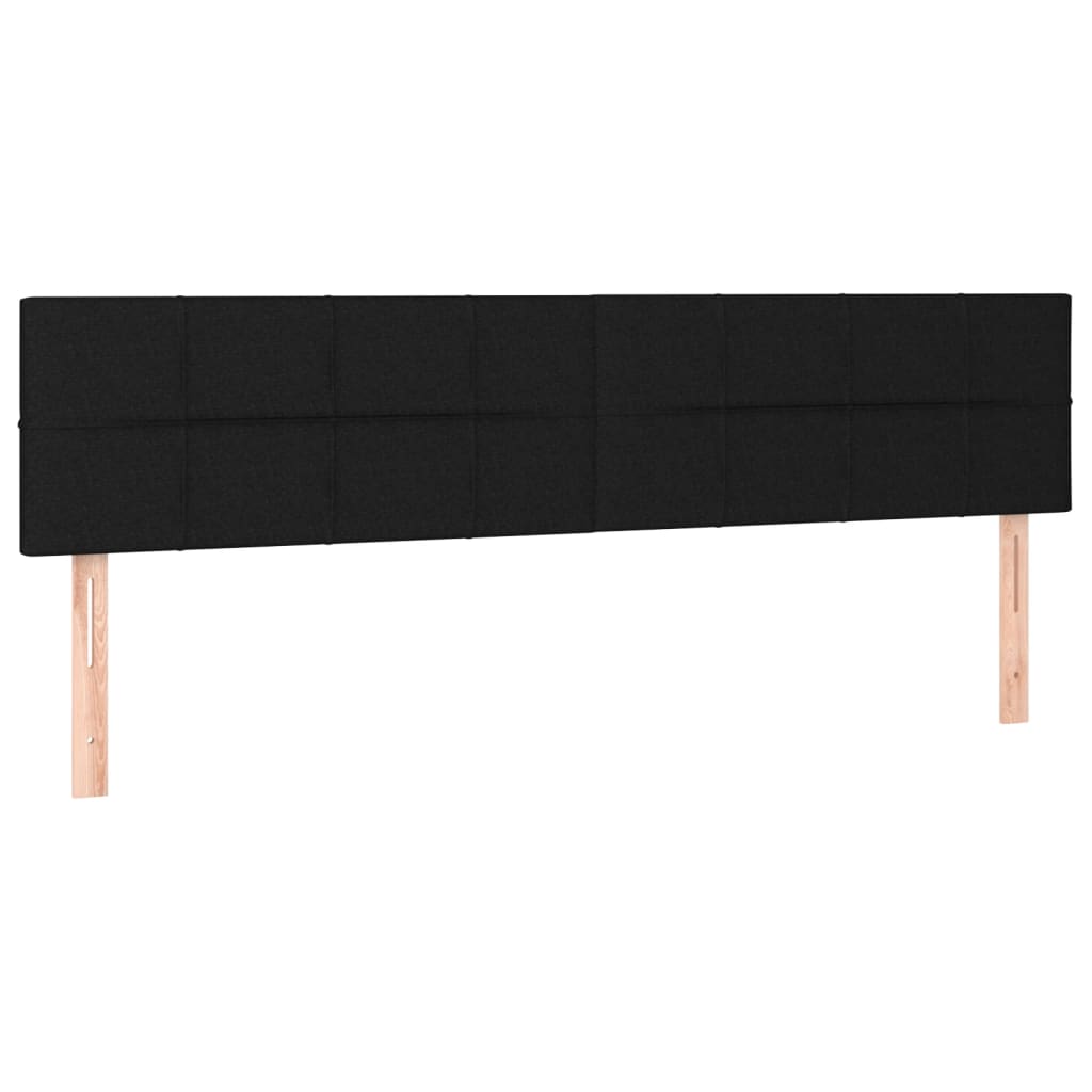 sengegavle 160x5x78/88 cm stof sort