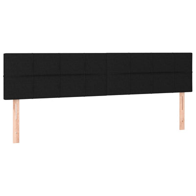 sengegavle 160x5x78/88 cm stof sort