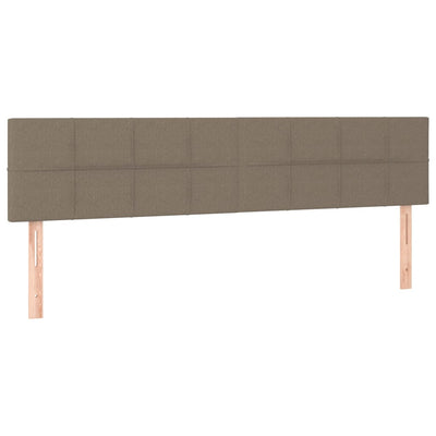 sengegavle 160x5x78/88 cm stof gråbrun
