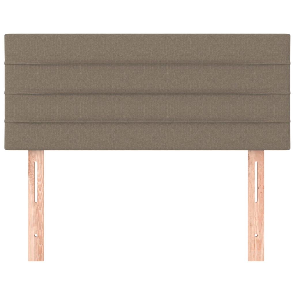 sengegavl 80x5x78/88 cm stof gråbrun