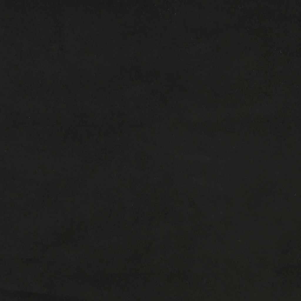 sengegavl 90x5x78/88 cm fløjl sort