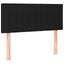 sengegavl 100x5x78/88 cm stof sort