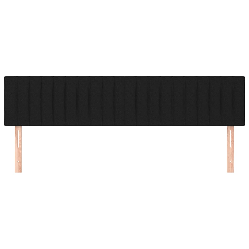 sengegavle 160x5x78/88 cm stof sort