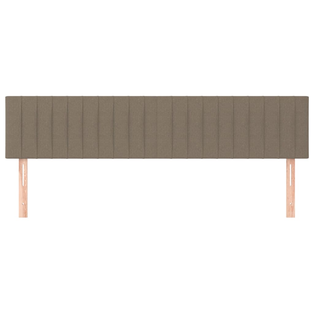 sengegavle 160x5x78/88 cm stof gråbrun