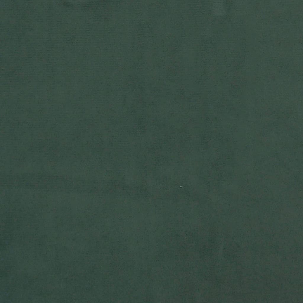 sengegavle 180x5x78/88 cm fløjl mørkegrå