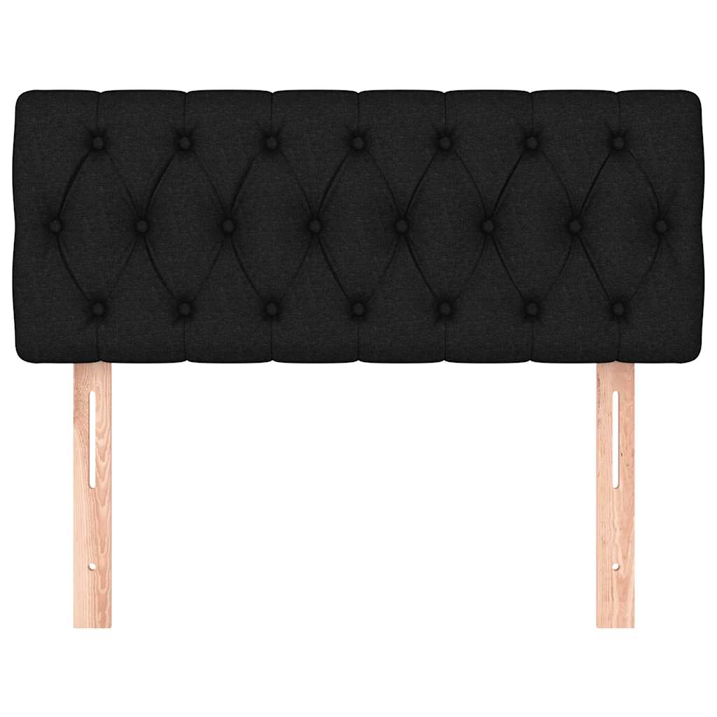 sengegavl 100x7x78/88 cm stof sort