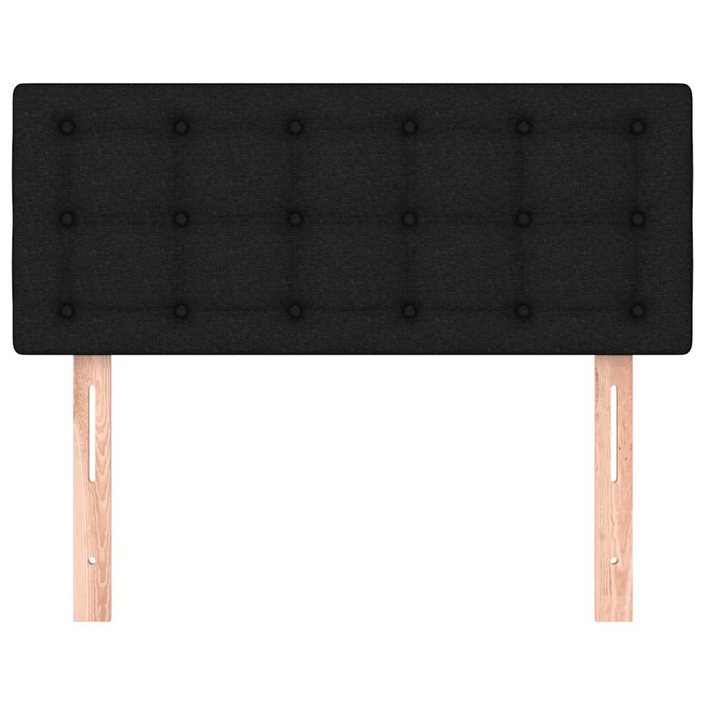 sengegavl 90x5x78/88 cm stof sort