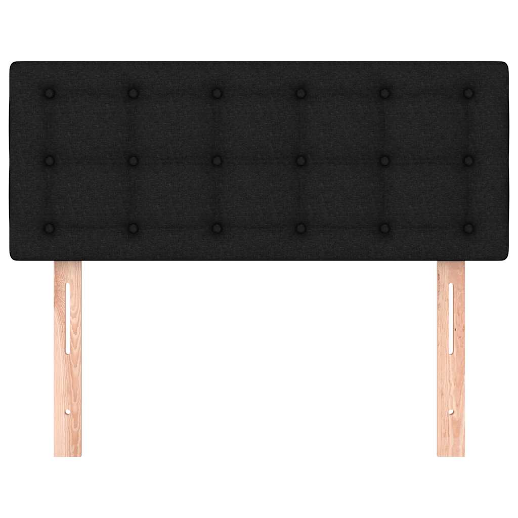 sengegavl 100x5x78/88 cm stof sort