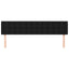 sengegavle 160x5x78/88 cm stof sort