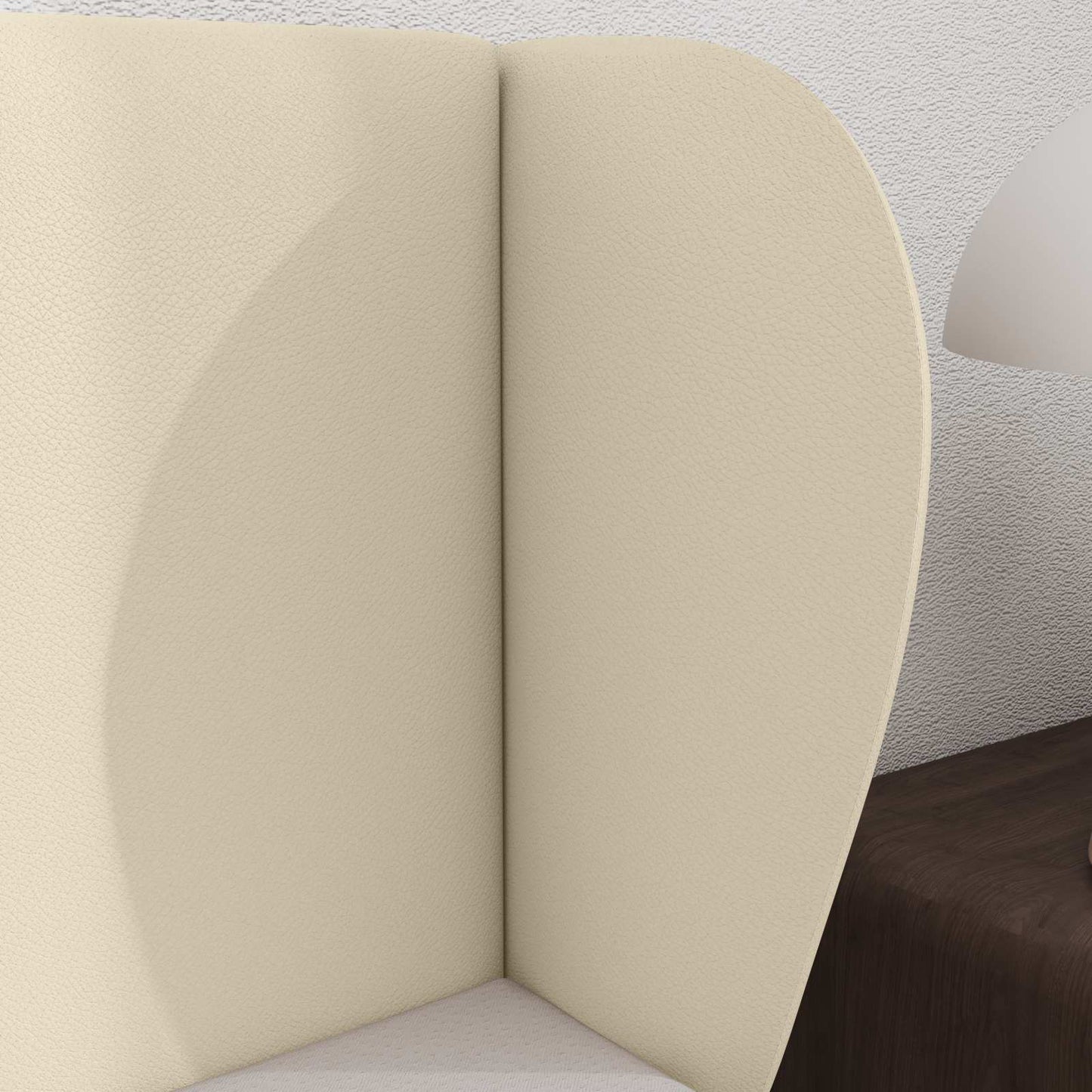 Hovedgærdeøre Creme PVC