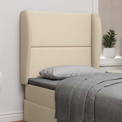 Hovedgærdeøre Creme 80 x 23 x 6 cm Stof