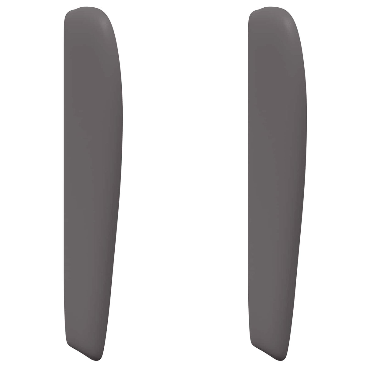 Hovedgærdeøre Dæmpet Grå 80 x 23 x 6 cm PVC