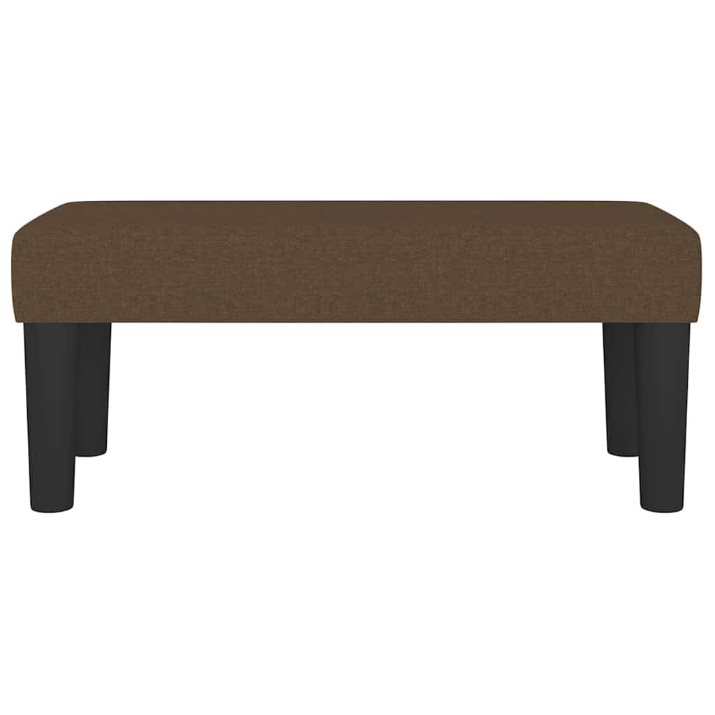 bænk 70x30x30 cm stof brun