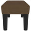 bænk 70x30x30 cm stof brun