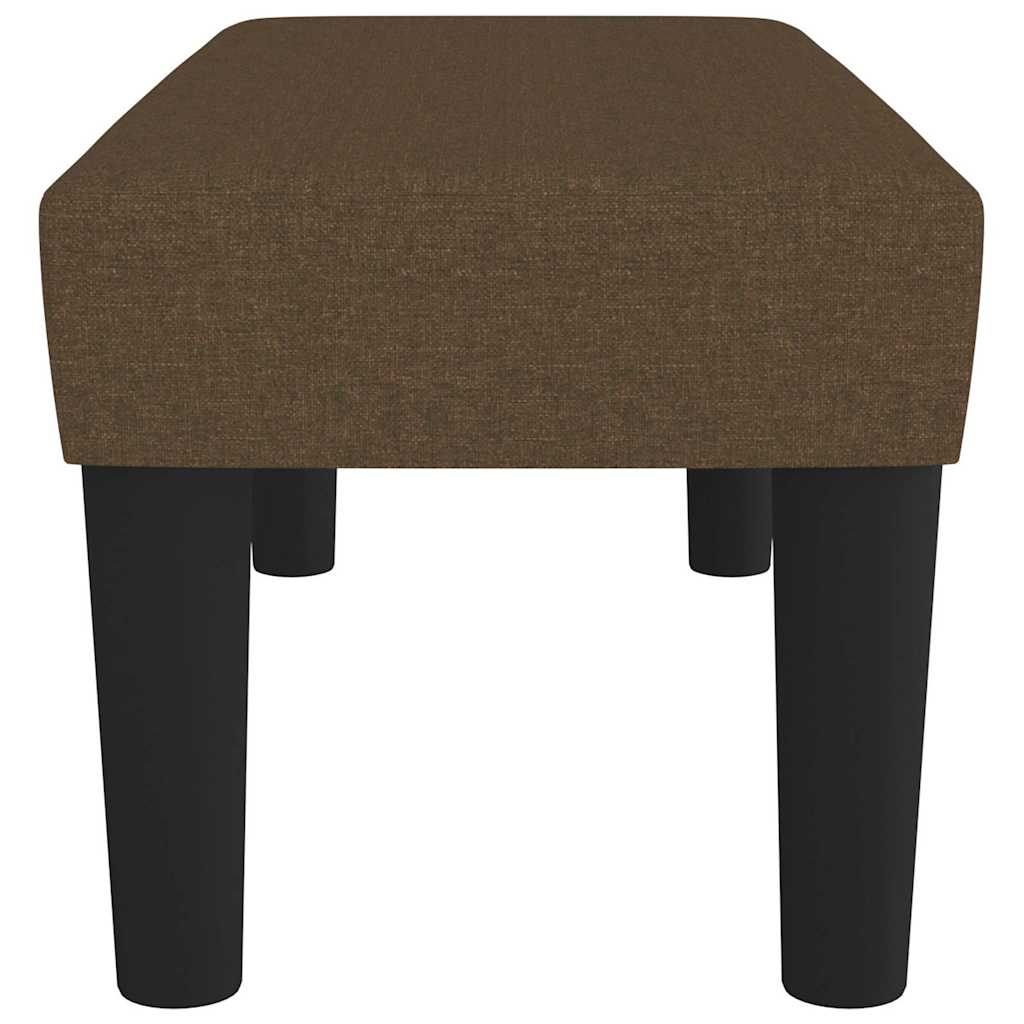 bænk 70x30x30 cm stof brun