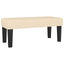 bænk 70x30x30 cm stof cremefarvet