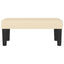bænk 70x30x30 cm stof cremefarvet
