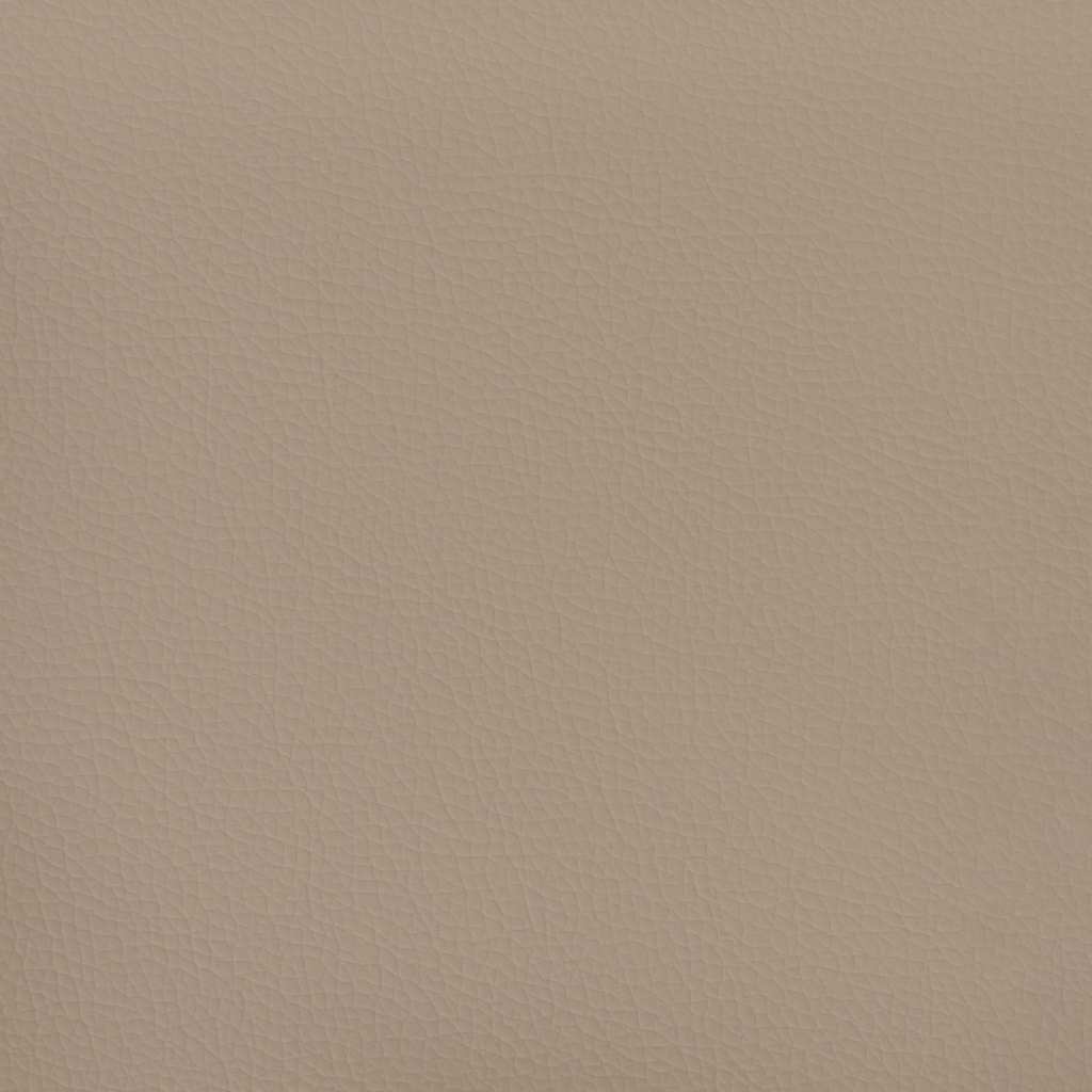 bænk 70x30x30 cm kunstlæder cappuccinofarvet