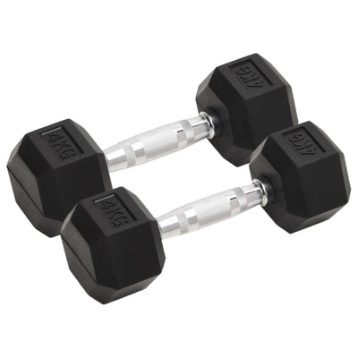 håndvægte 2 stk. 4 kg støbejern i alt