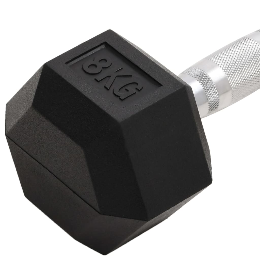 håndvægte 2 stk. 8 kg støbejern i alt