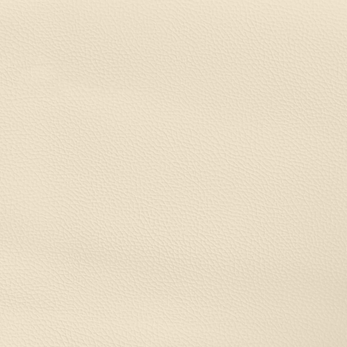 springmadras med pocketfjedre medium 180x200x20 cm kunstlæder creme