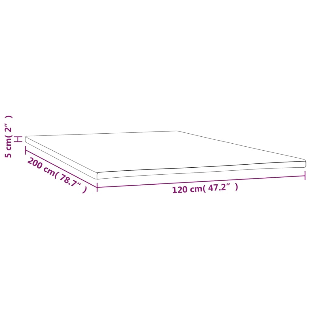 topmadras 120x200x5 cm
