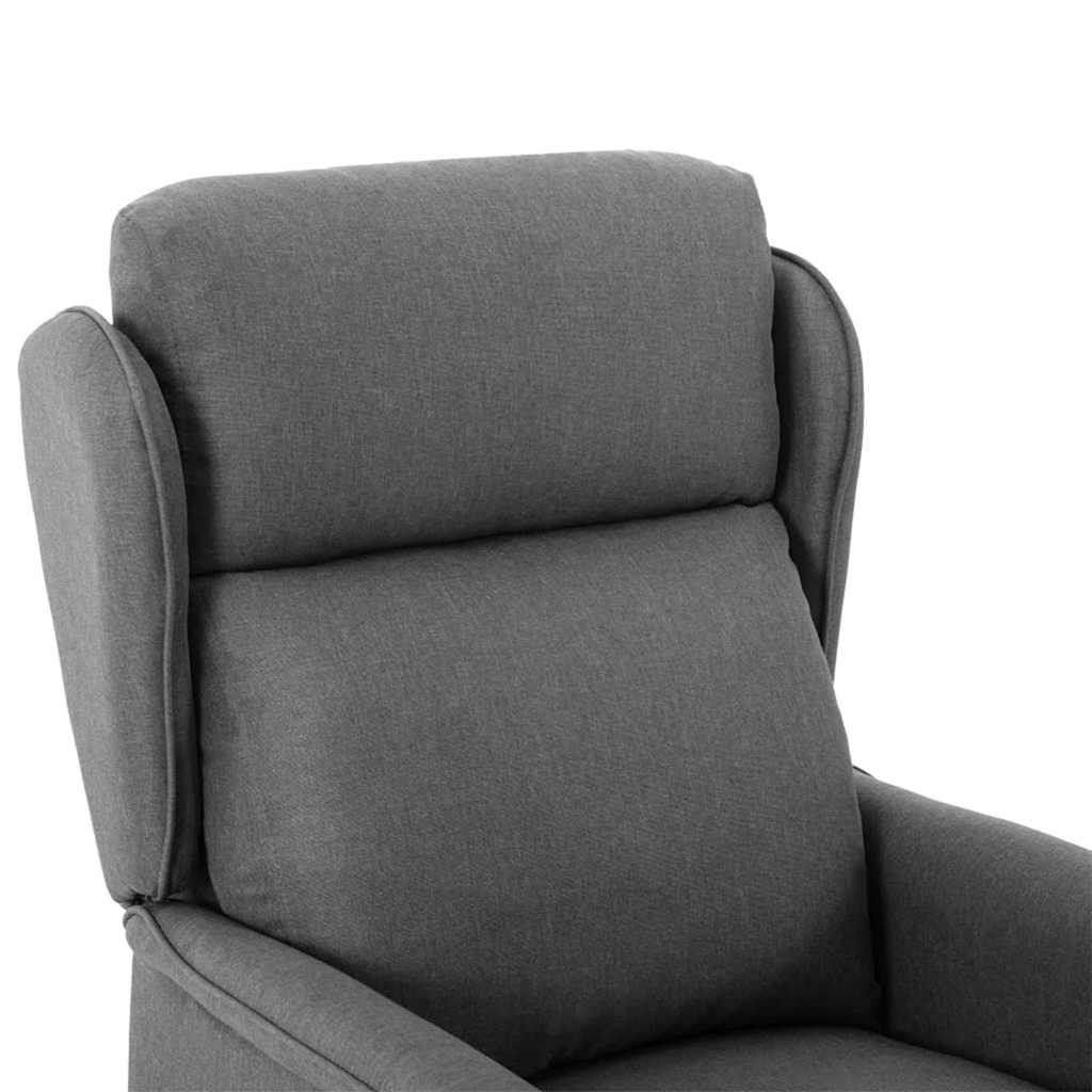 Massagestol Lysegrå 93.5 x 67.5 x 101.5 cm Stof