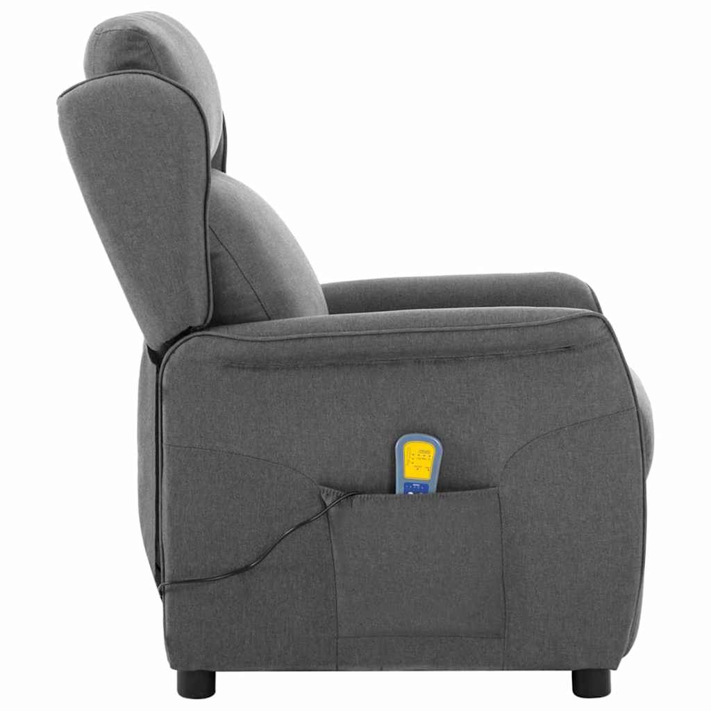 Massagestol Lysegrå 93.5 x 67.5 x 101.5 cm Stof