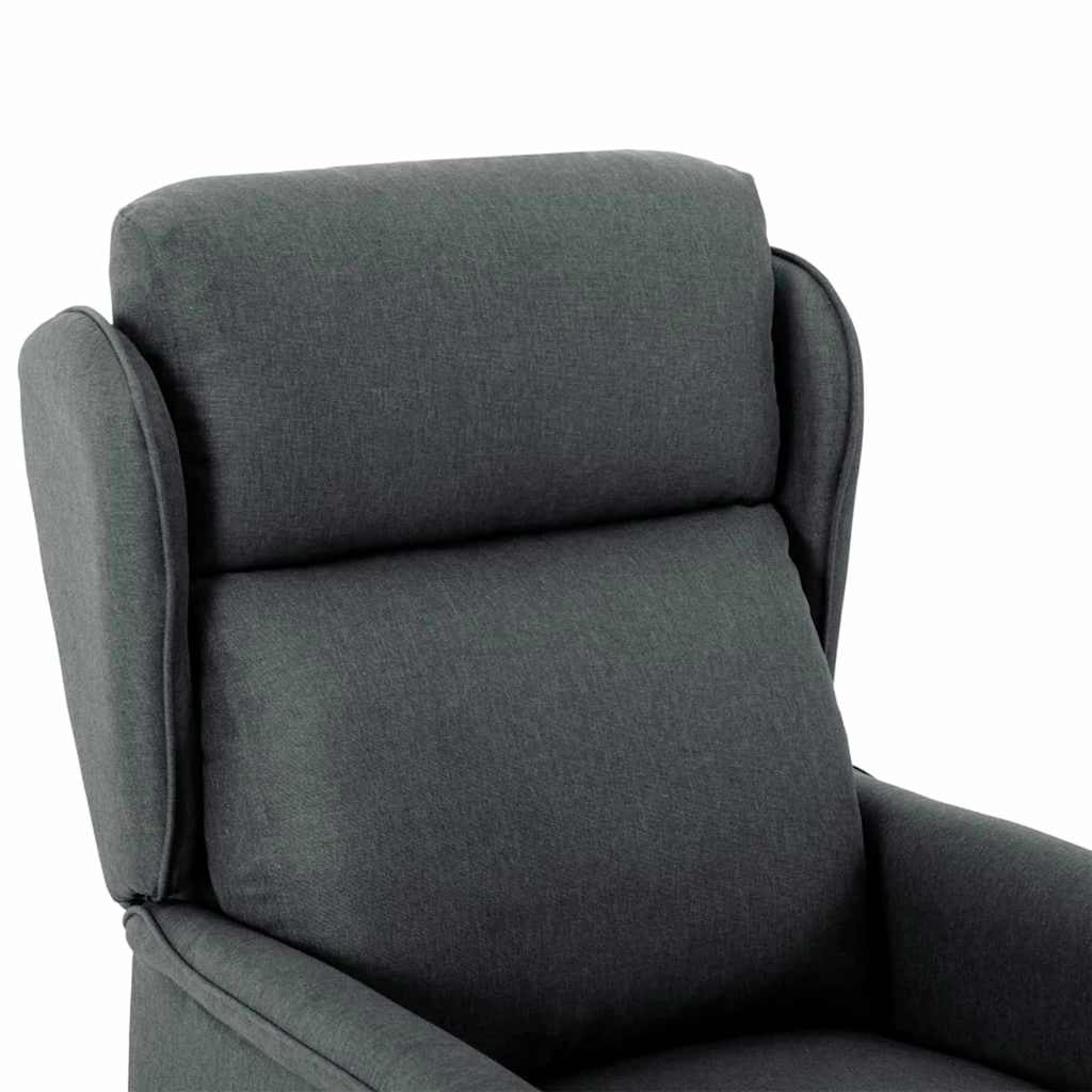 Massagestol Mørkegrå 93.5 x 67.5 x 101.5 cm Stof