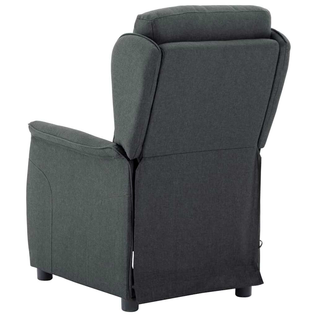 Massagestol Mørkegrå 93.5 x 67.5 x 101.5 cm Stof