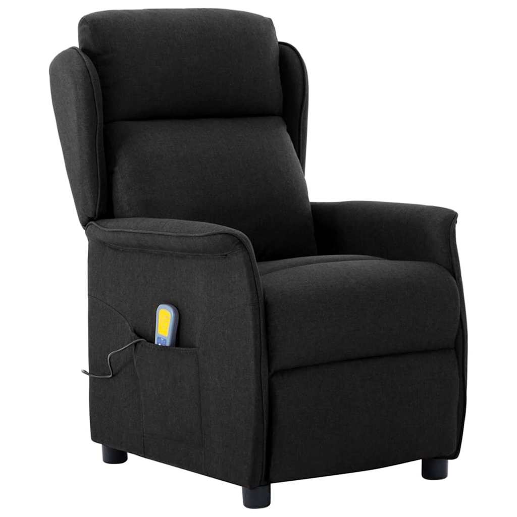 Massagestol Sort 93.5 x 67.5 x 101.5 cm Stof