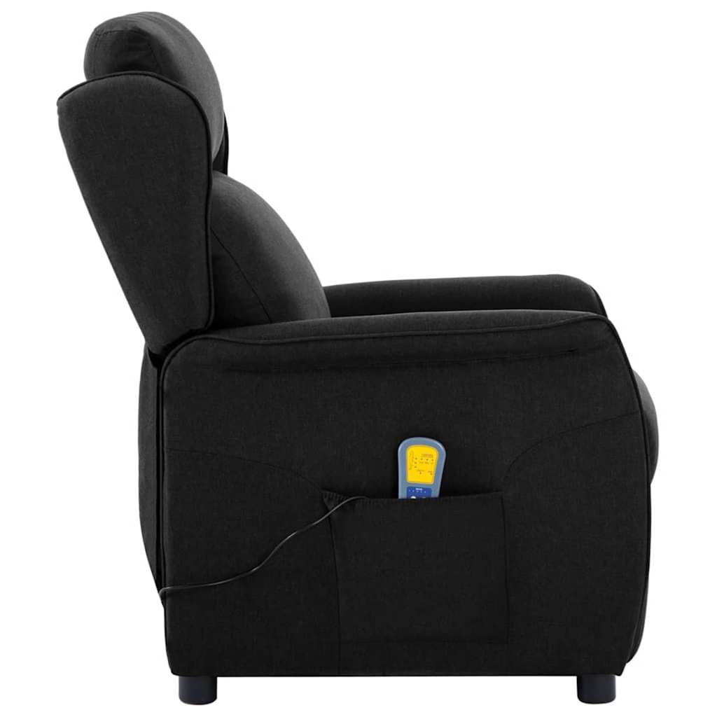 Massagestol Sort 93.5 x 67.5 x 101.5 cm Stof