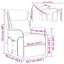 Massagestol Sort 93.5 x 67.5 x 101.5 cm Stof