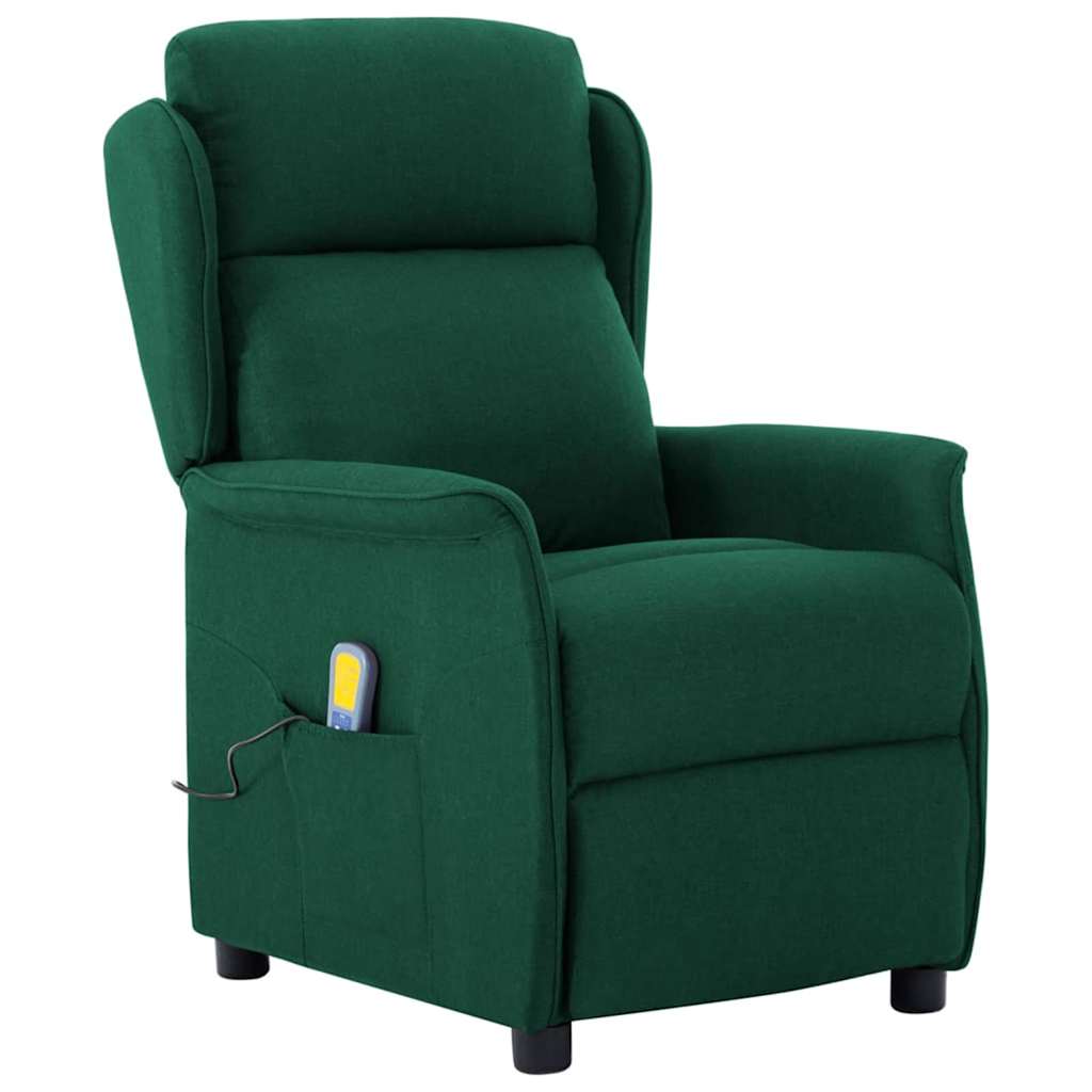 Massagestol Mørkegrøn 93.5 x 67.5 x 101.5 cm Stof
