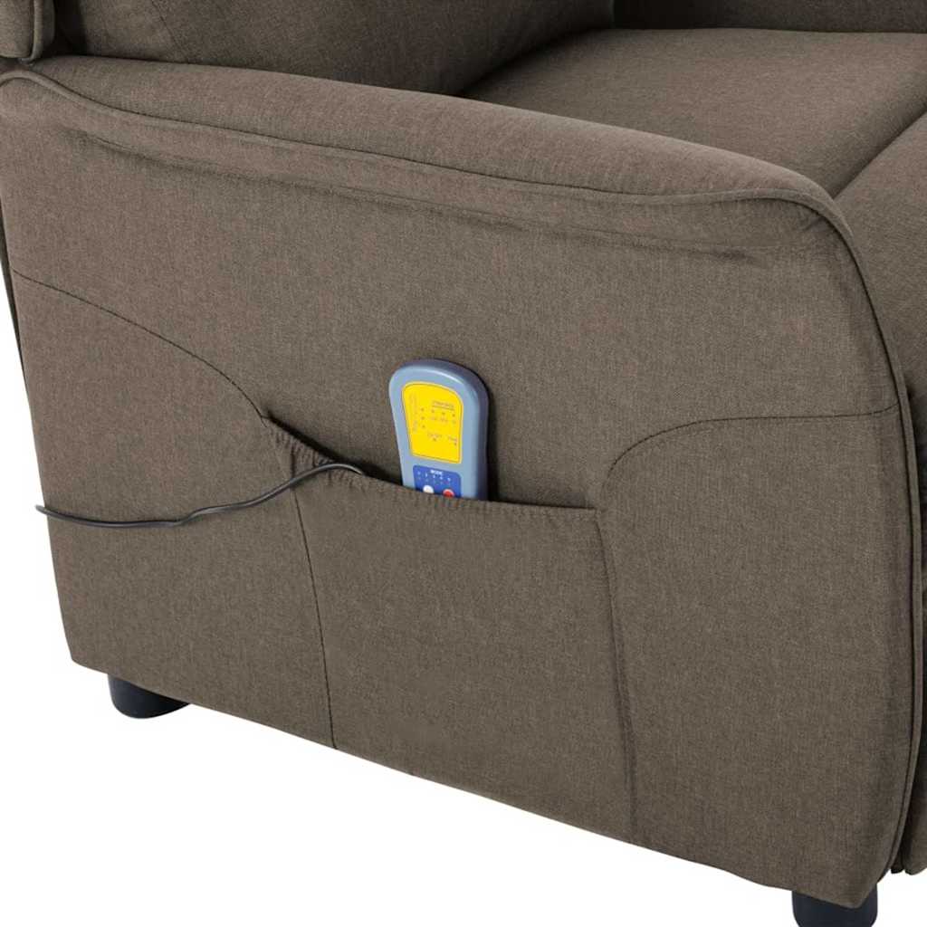 Massagestol Gråbrun 93.5 x 67.5 x 101.5 cm Stof