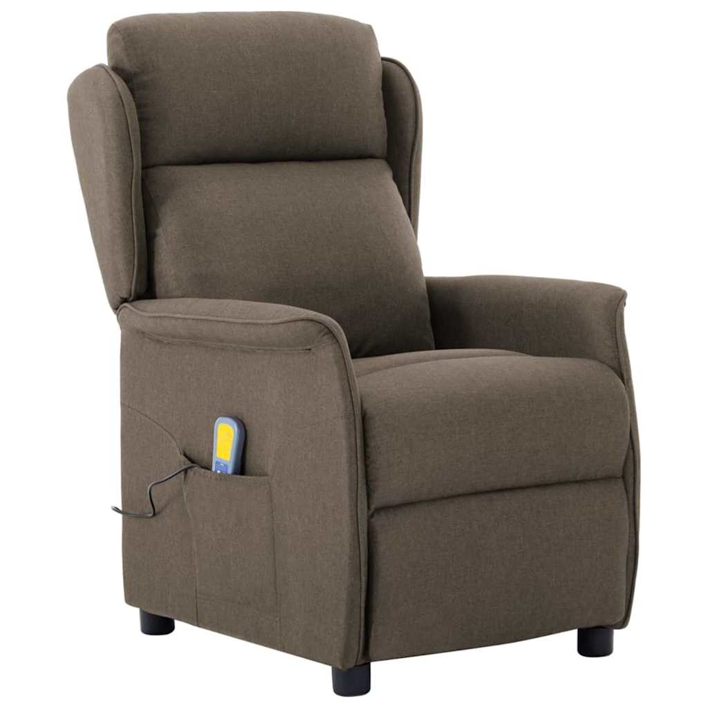 Massagestol Gråbrun 93.5 x 67.5 x 101.5 cm Stof