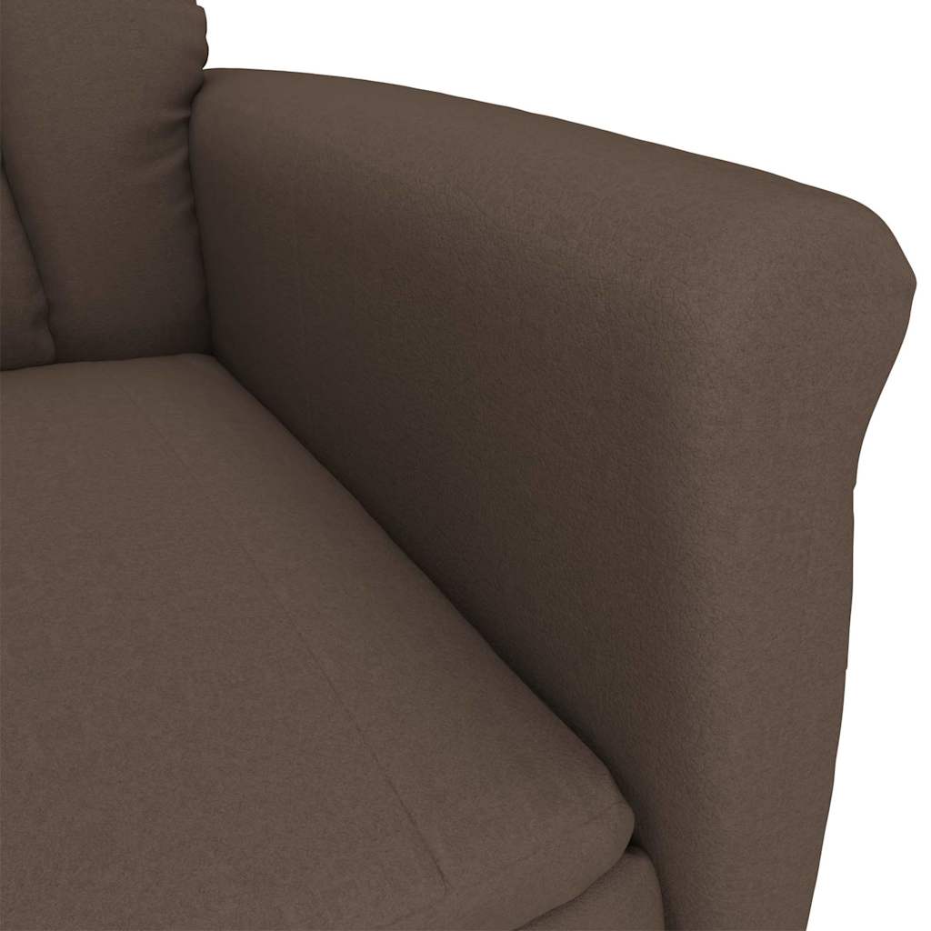 Massagestol Brun 96.5 x 70.5 x 95 cm Mikrofiber