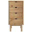 kommode OTTA 45x39x90 cm massivt fyrretræ