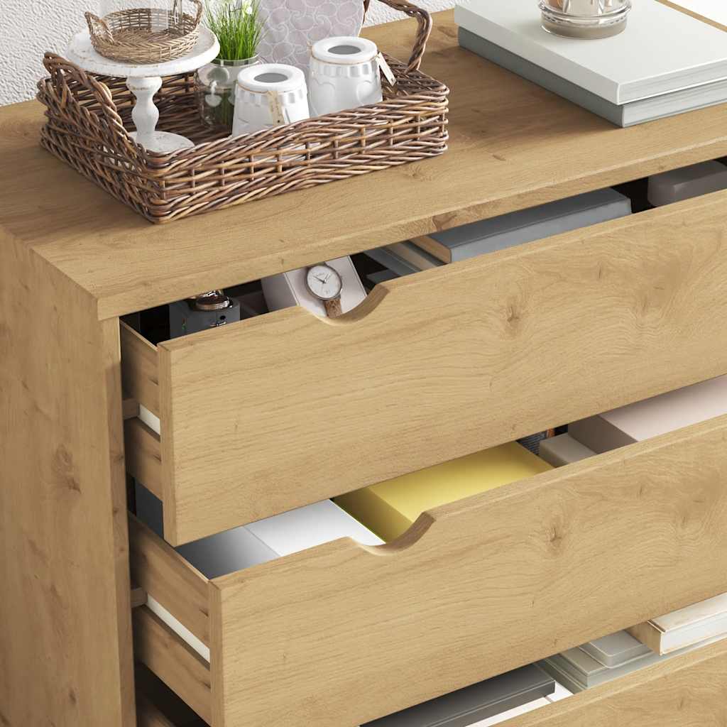 kommode OTTA 76,5x39,5x90 cm massivt fyrretræ