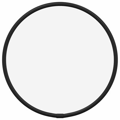 vægspejl Ø 20 cm rundt sort