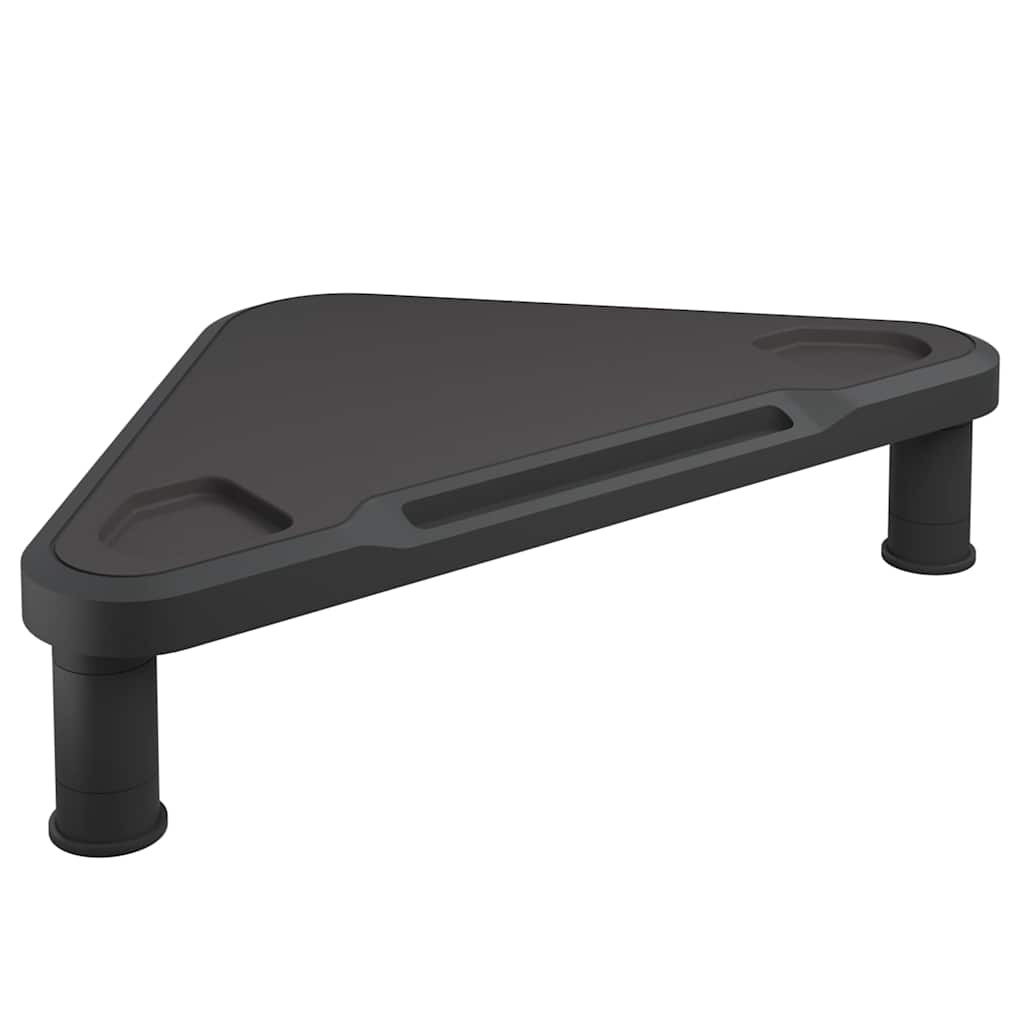 skærmstander til hjørne 49x28x10,5 cm sort