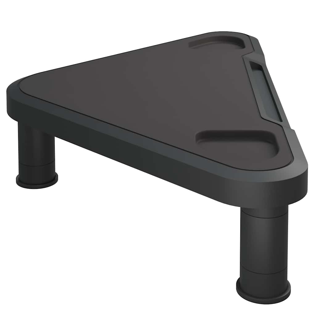 skærmstander til hjørne 49x28x10,5 cm sort
