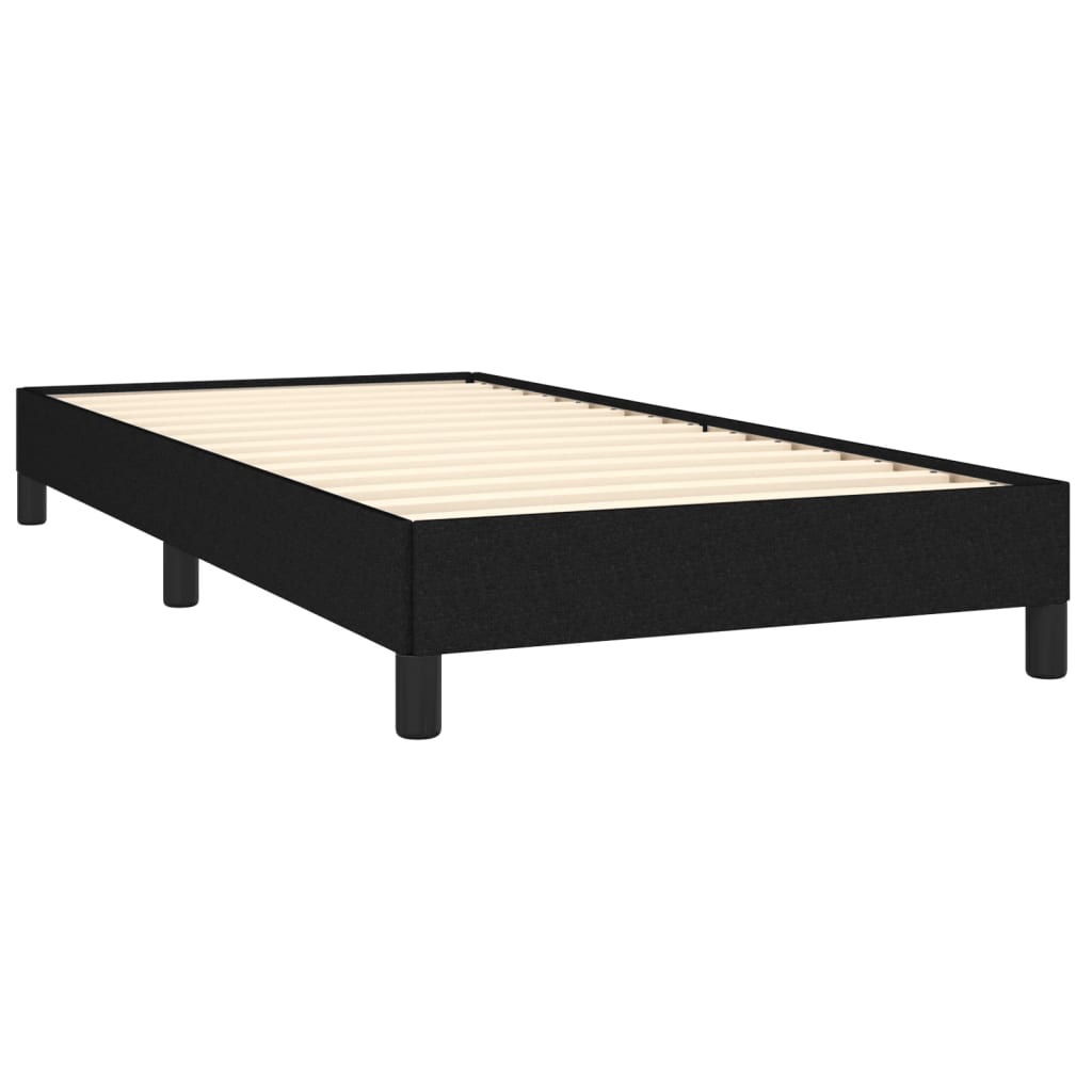 sengeramme uden madras 80x200 cm stof sort