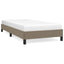 sengeramme uden madras 80x200 cm stof gråbrun
