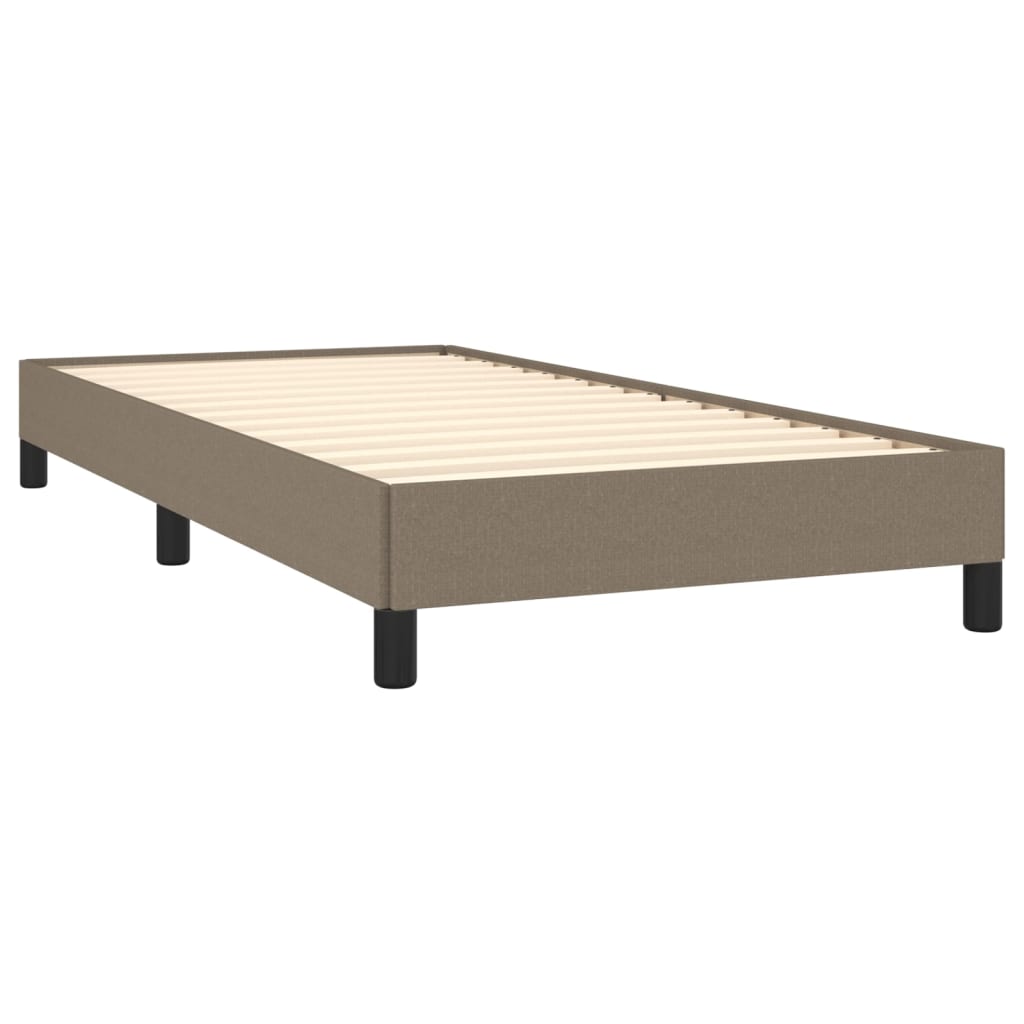 sengeramme uden madras 80x200 cm stof gråbrun